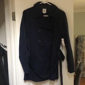 Gap Navy Blue Coat-Size Small